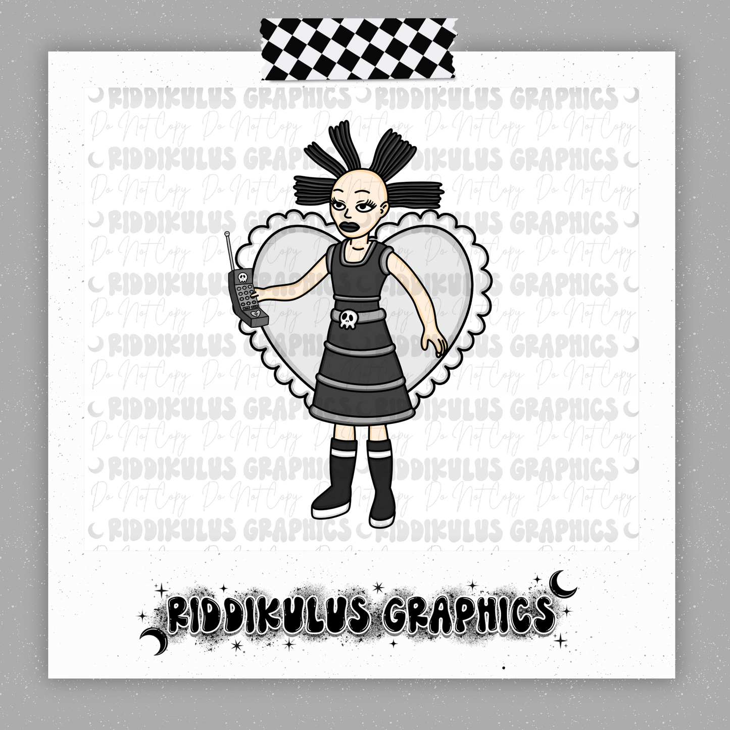 Gothic Doll PNG