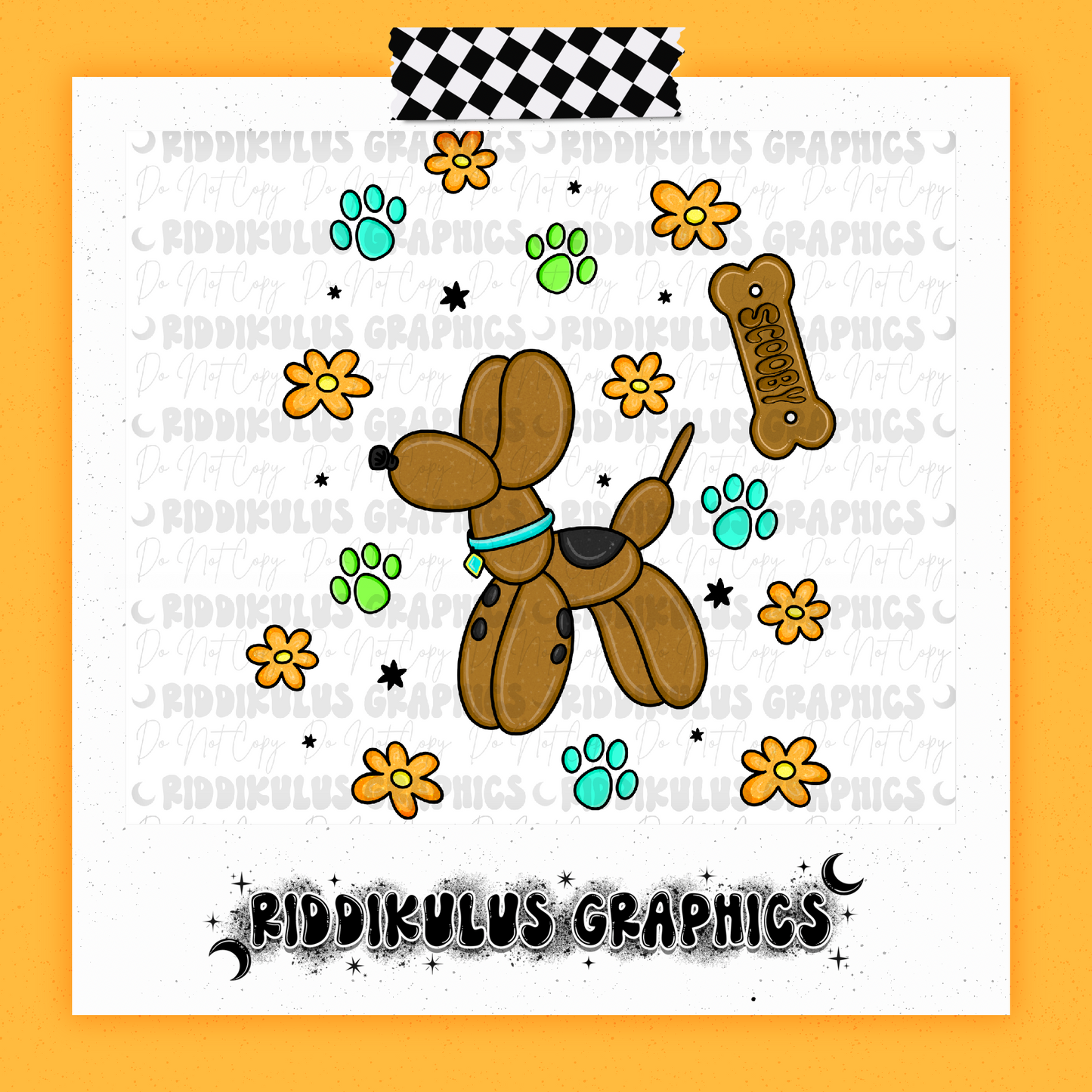 Ruh Roh Balloon Dog PNG