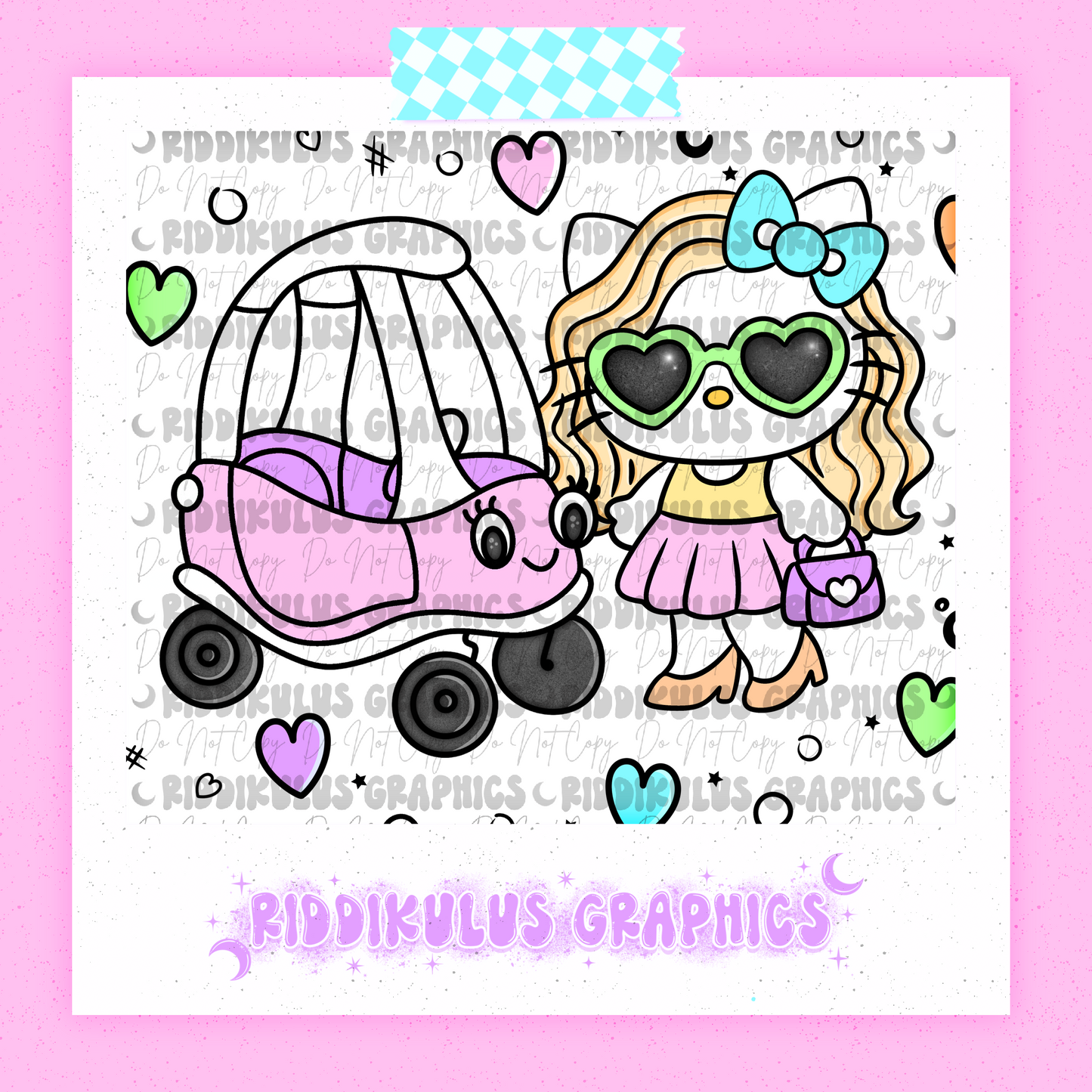 Let’s Go Kitty! PNGs