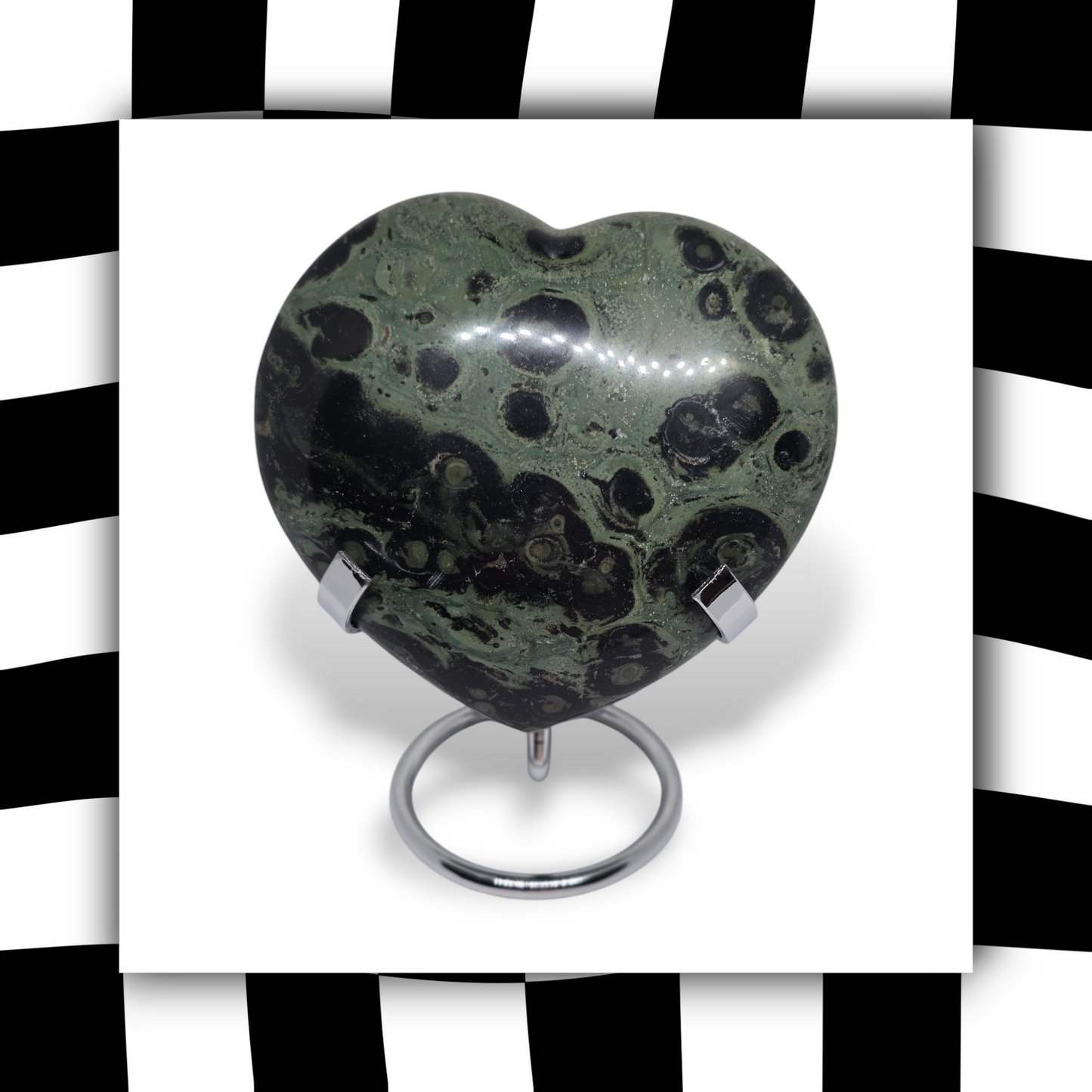 Kambaba Jasper Heart #1
