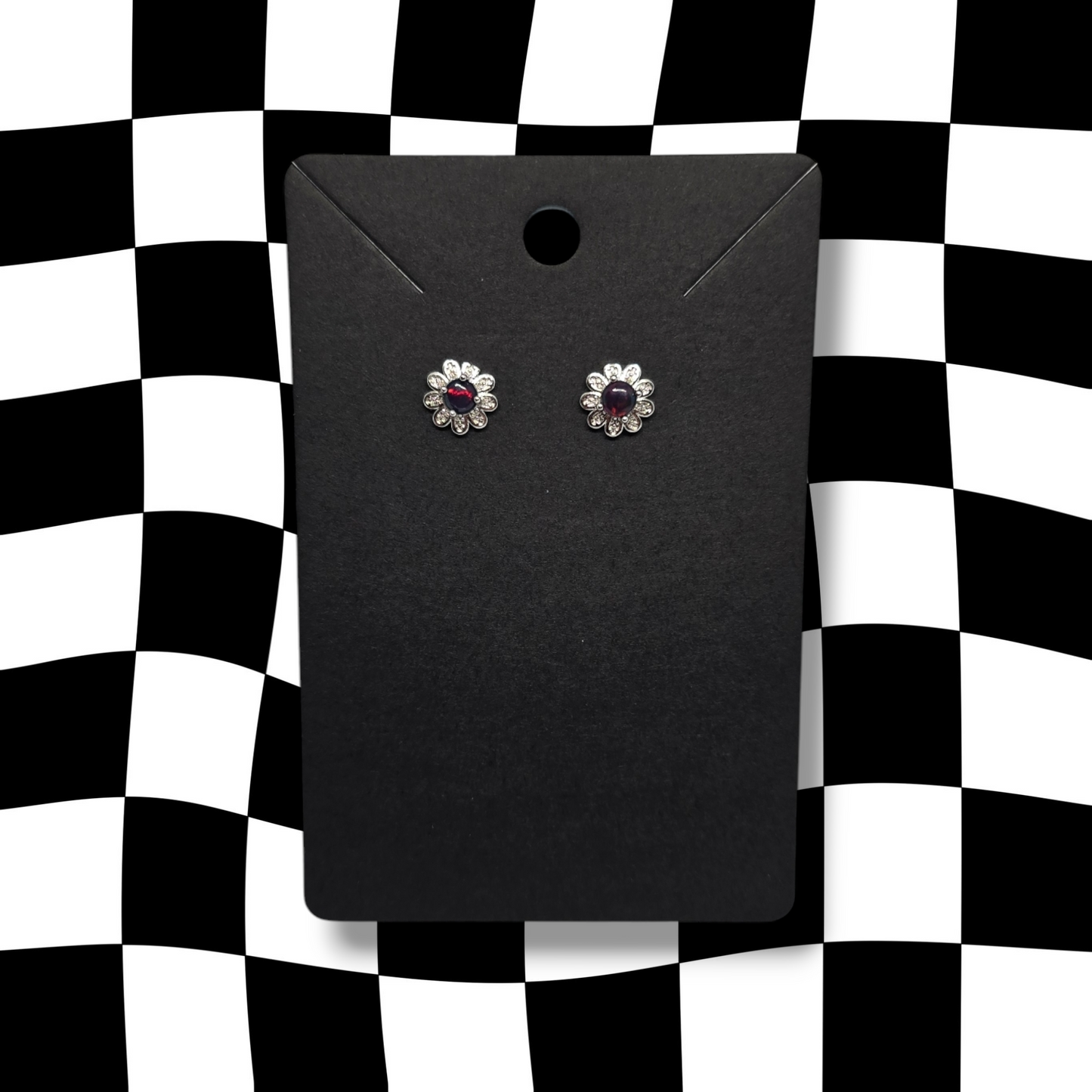 Black Opal Earrings