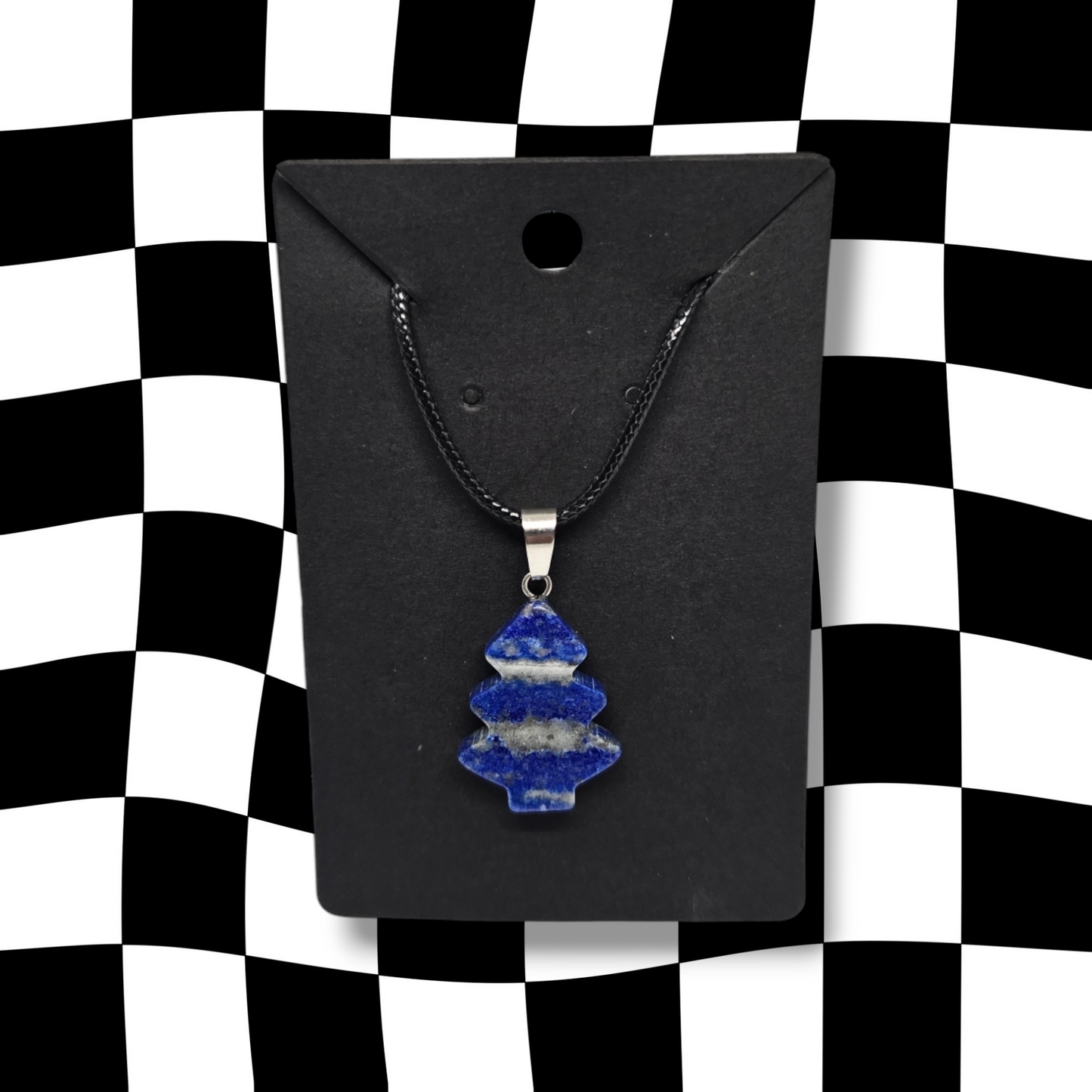Lapiz Lazuli Christmas Tree Necklace