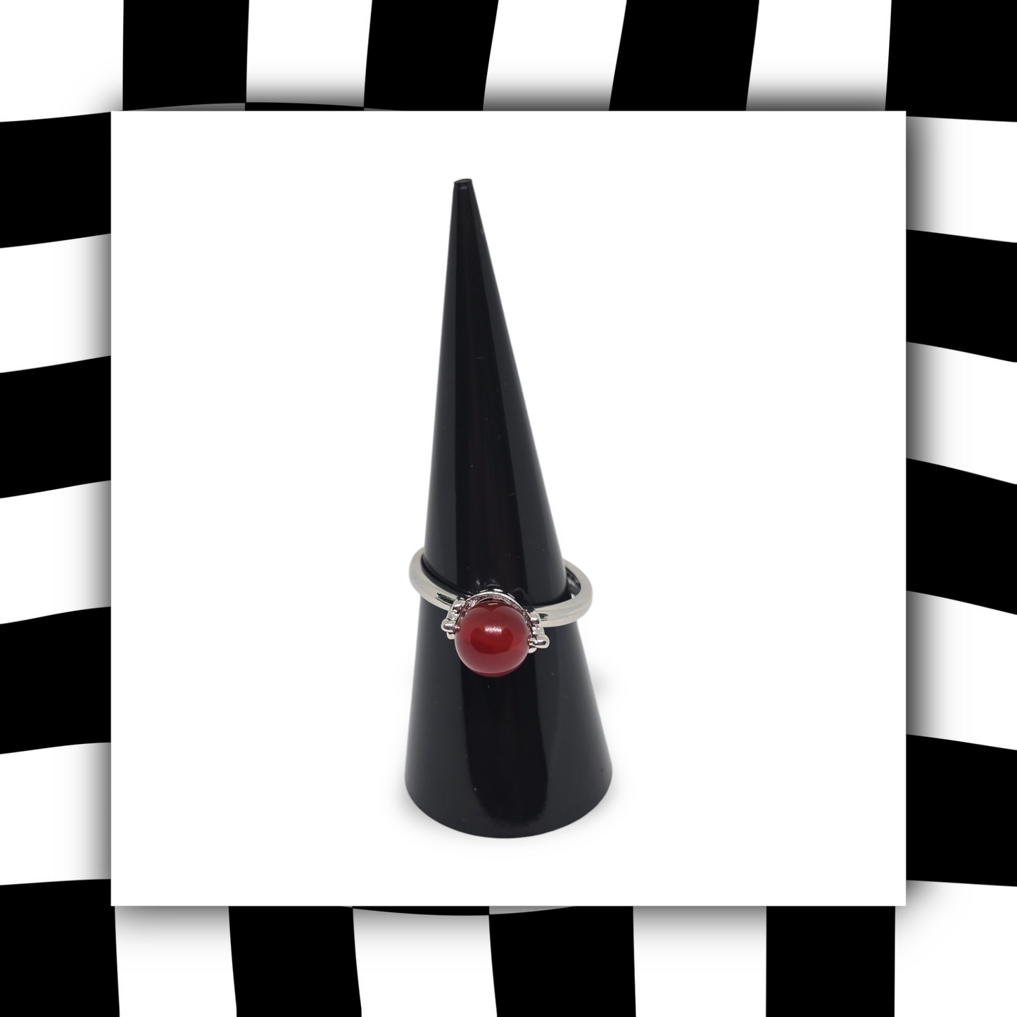 Carnelian Spinning Ring