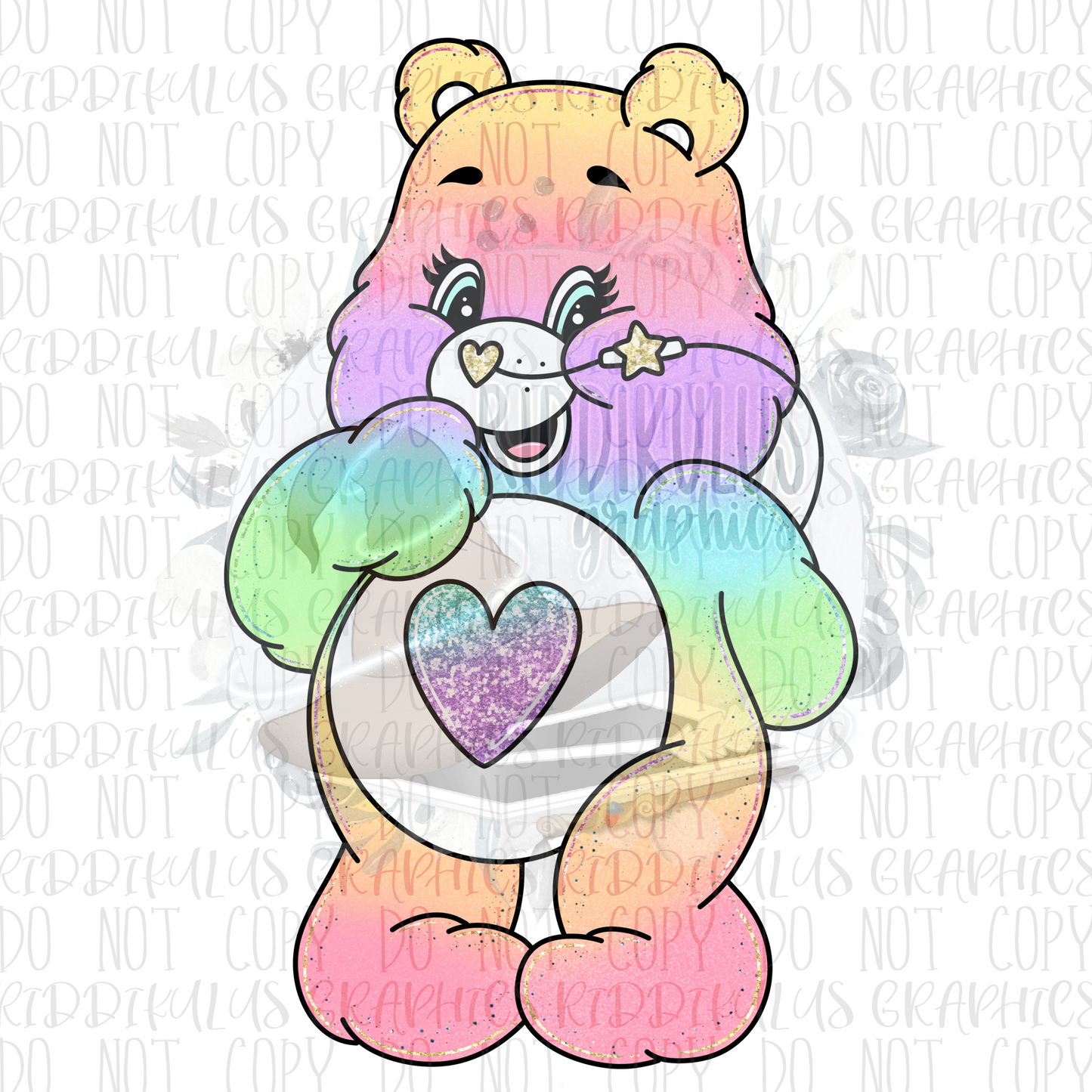 Tubie Bear (Rainbow)