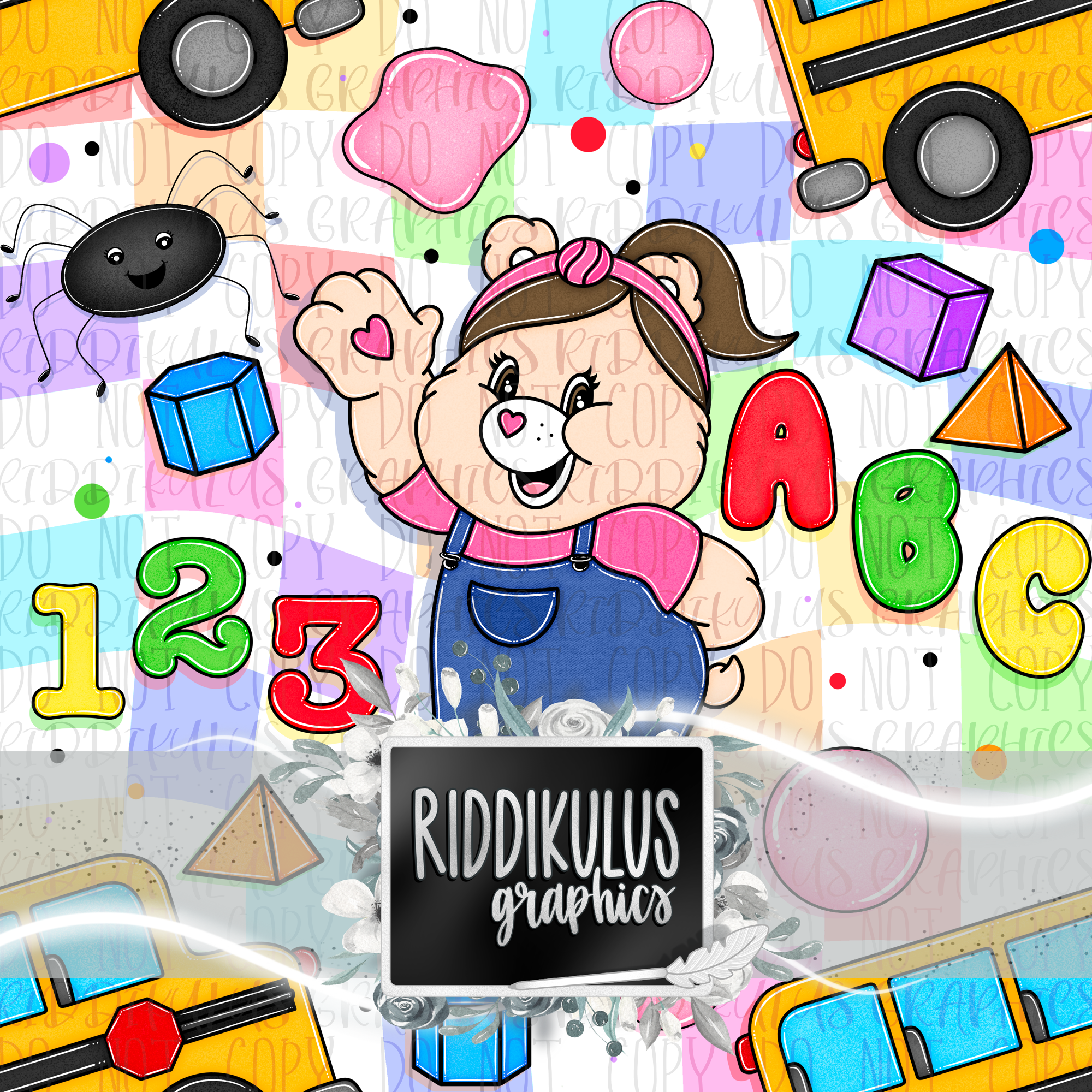 Ms. Learning Bear – RiddikulusGraphics