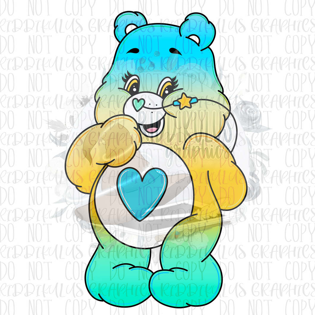 Tubie Bear (Blue/Orange)