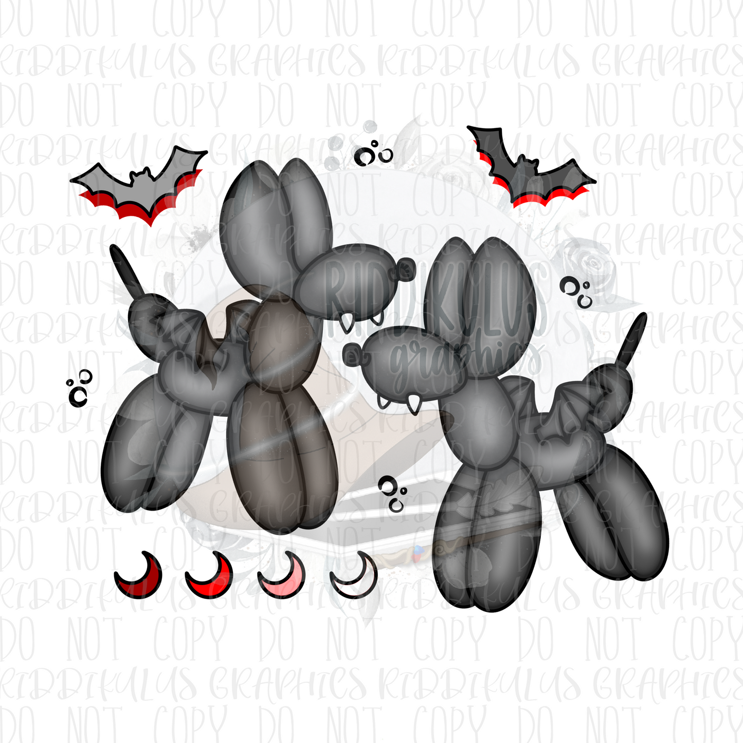 Balloon Bat Dog PNGs