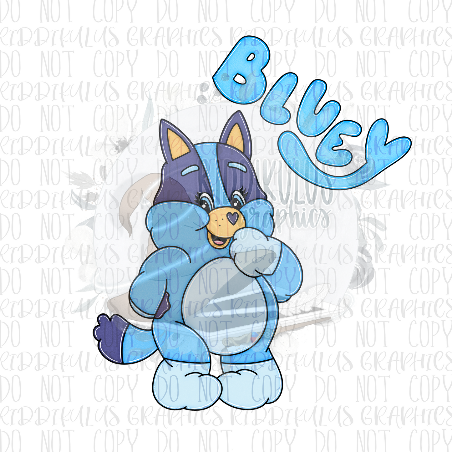 Blue Puppy Bear