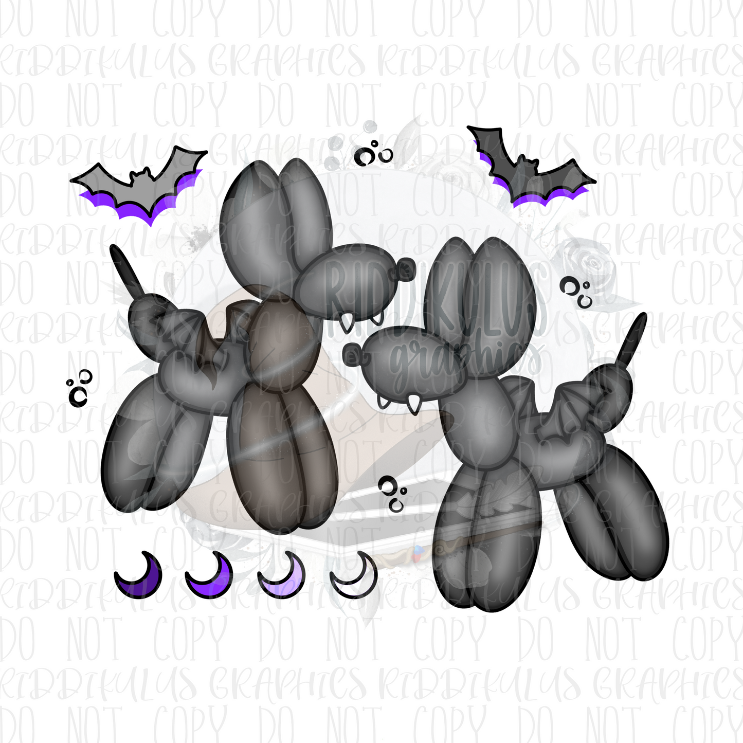 Balloon Bat Dog PNGs