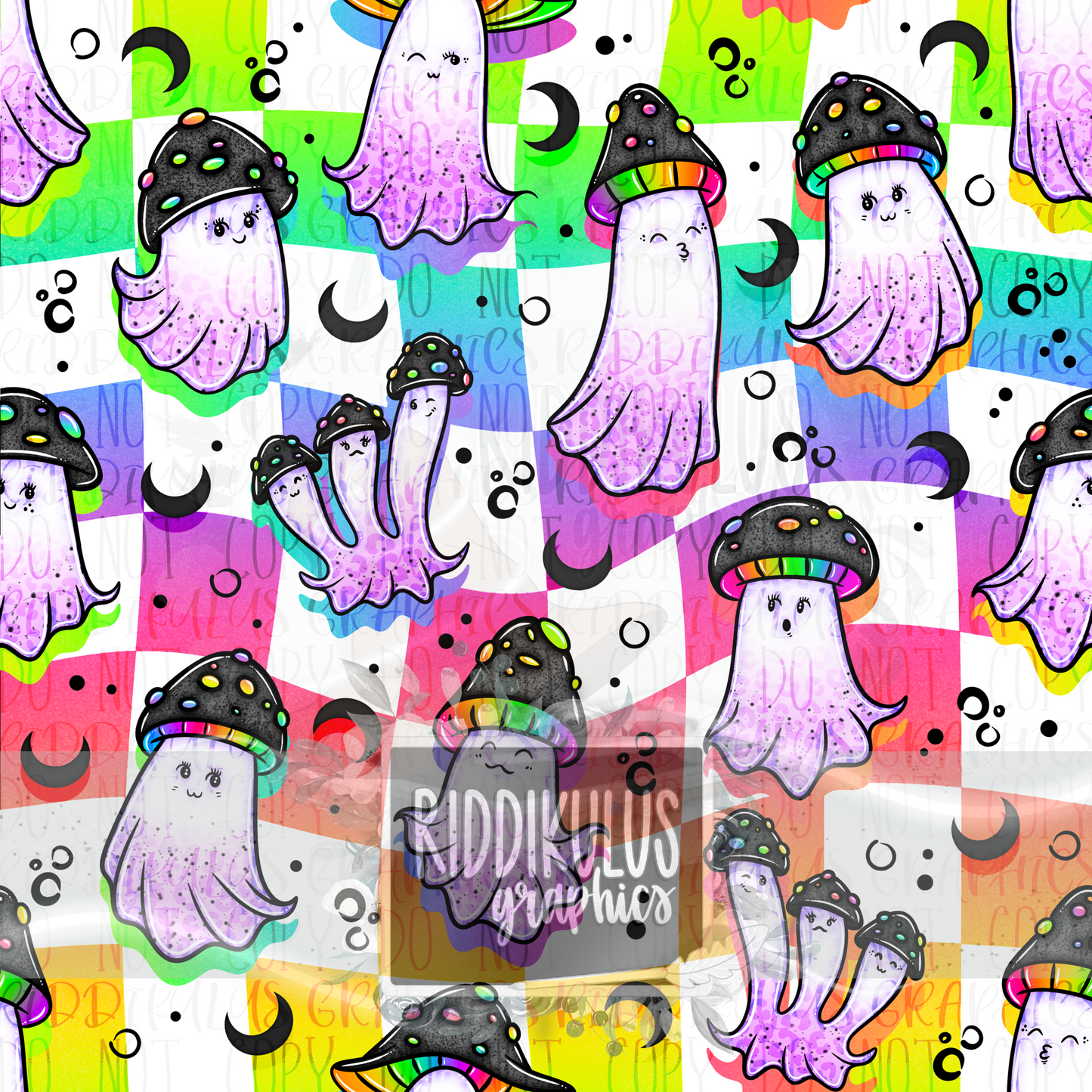 Neon Ghostie Mushrooms