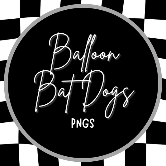 Balloon Bat Dog PNGs