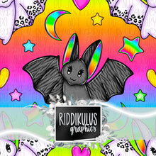 Load image into Gallery viewer, Neon Rainbow Bats (Black)
