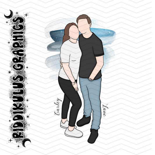 CUSTOM Faceless Portraits