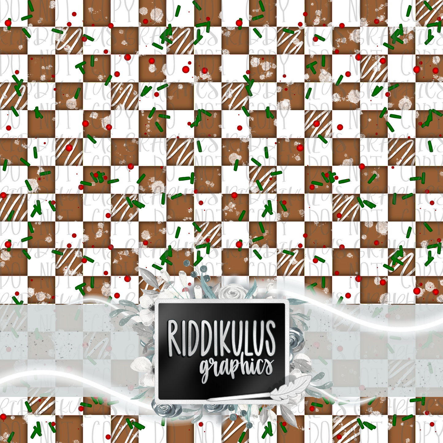 Gingerbread Checkered