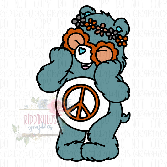 Groovy Bear (Blue)