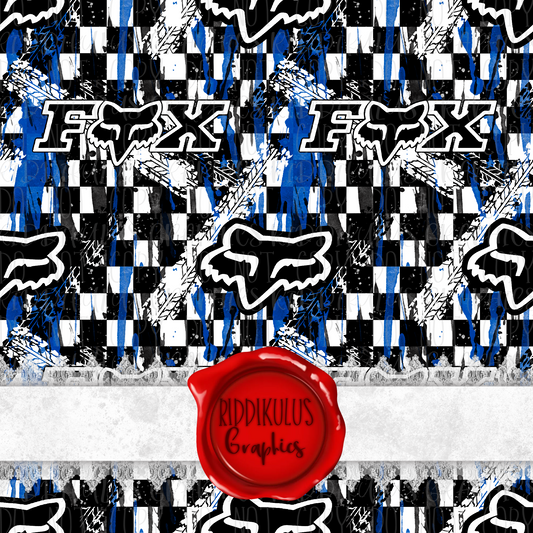 Foxy Checkered (Blue)