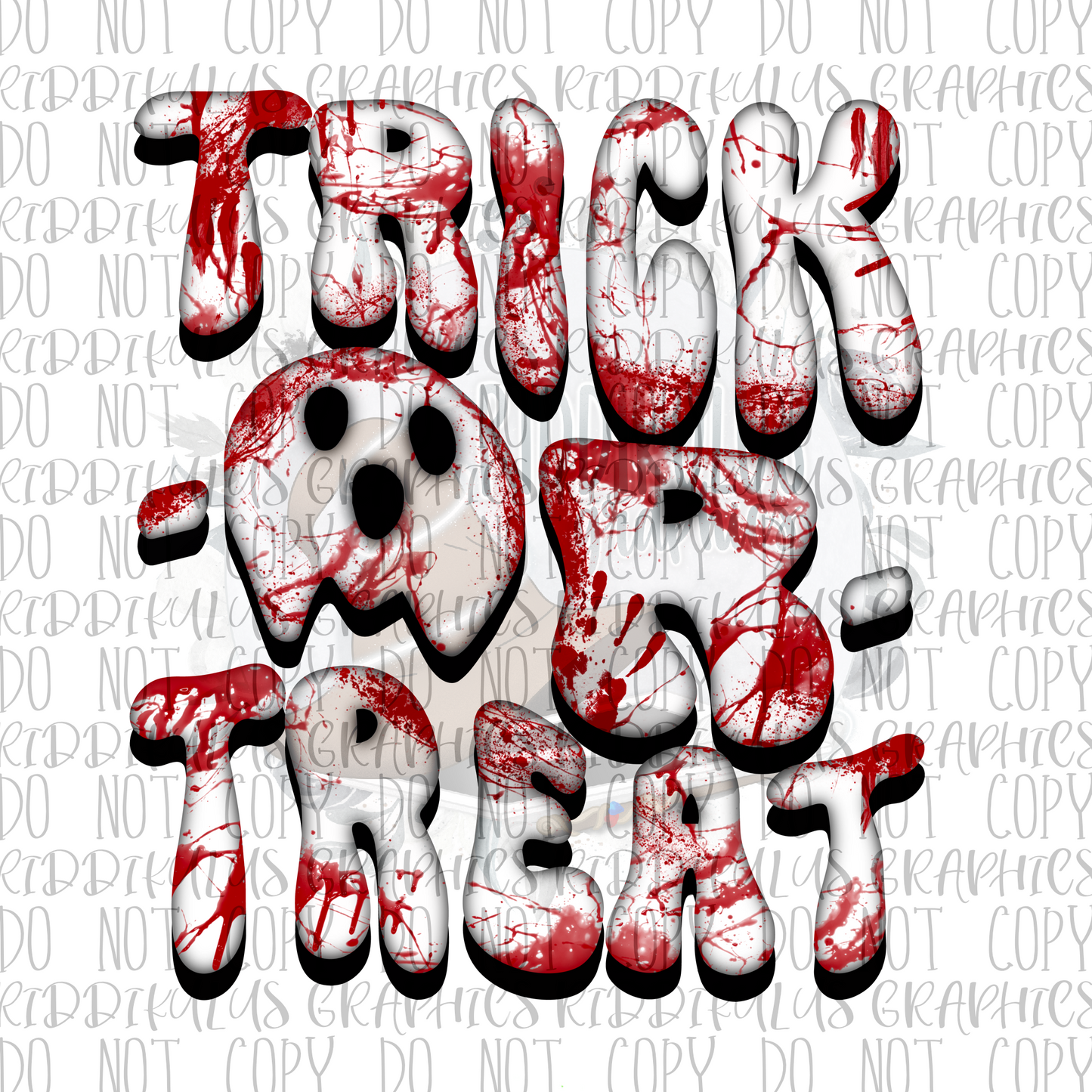 Bloody Trick OR Treat PNG