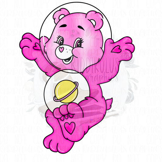 Pink Astronaut Bear