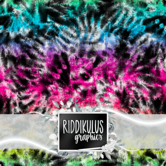 Reverse Rainbow Tie-Dye