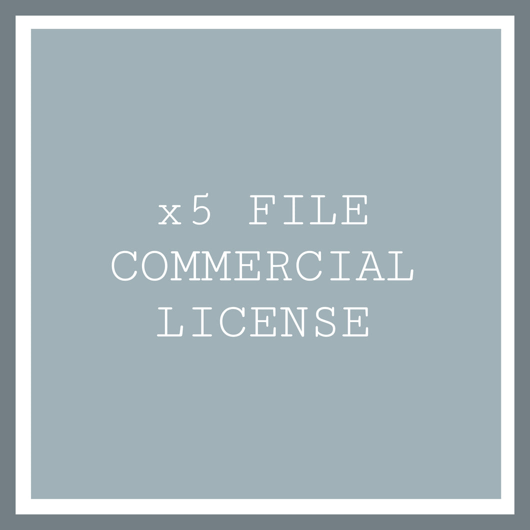 X5 Files Commercial License (Annual)