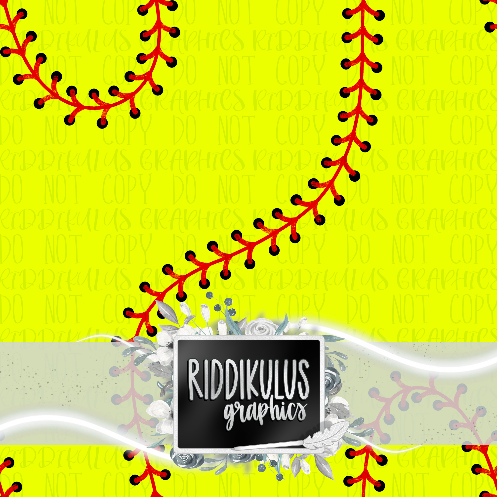 Softball Stitches – RiddikulusGraphics
