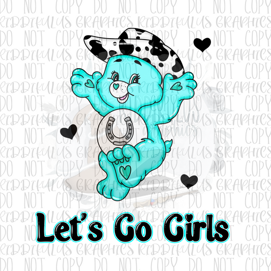 Let’s Go CowBear (Teal)