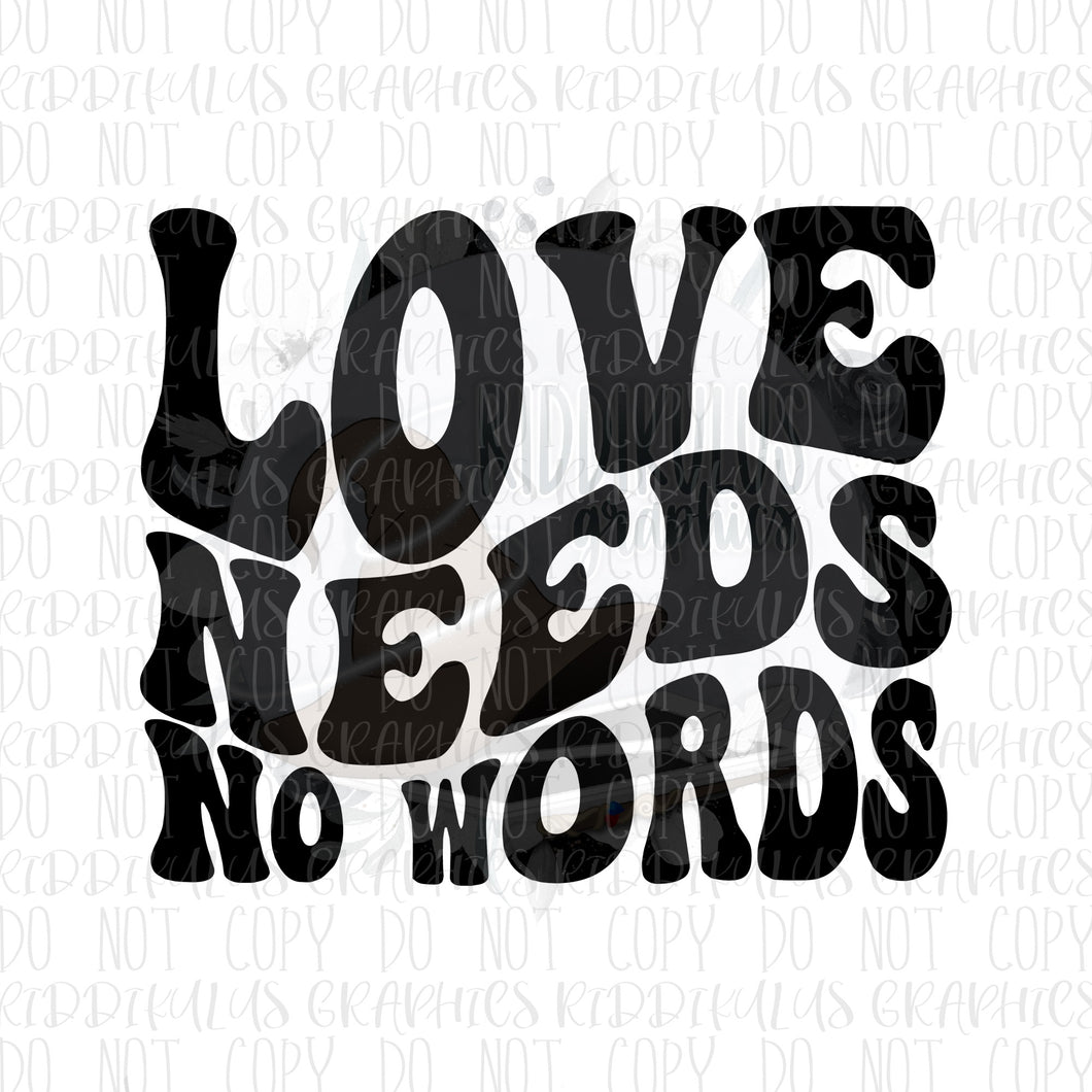 Love Needs No Words