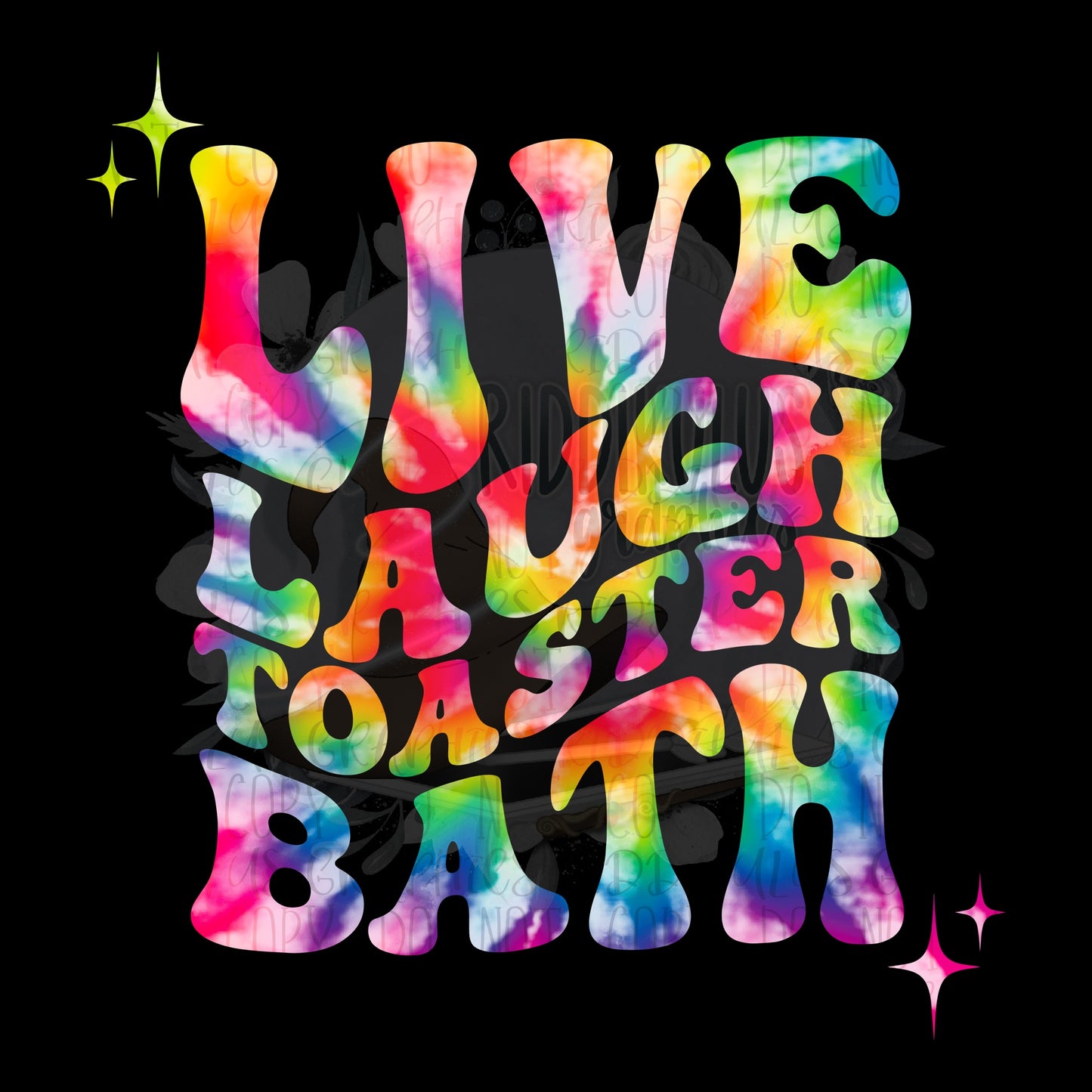 Live, Laugh, Toaster Bath