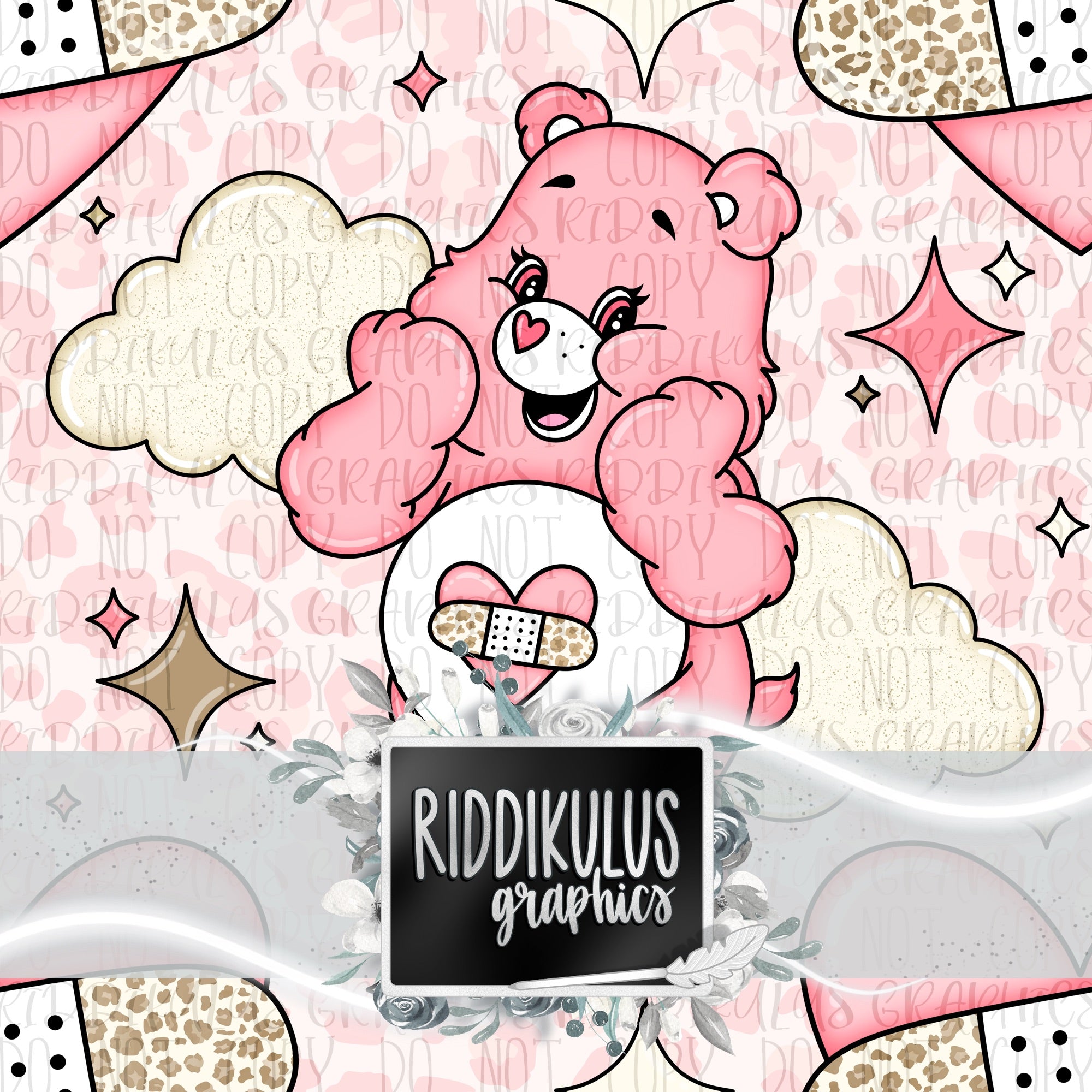 Boo Boo Bear (Pink) – RiddikulusGraphics